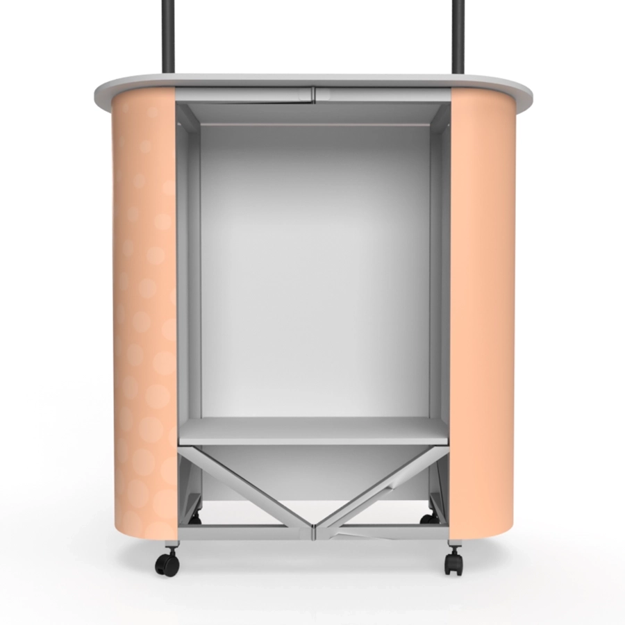 Jasny wybór to trybunka reklamowa z topperem na promocję.webp