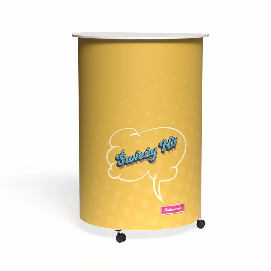 Kaczna trybunka reklamowa Świeży Hit.webp