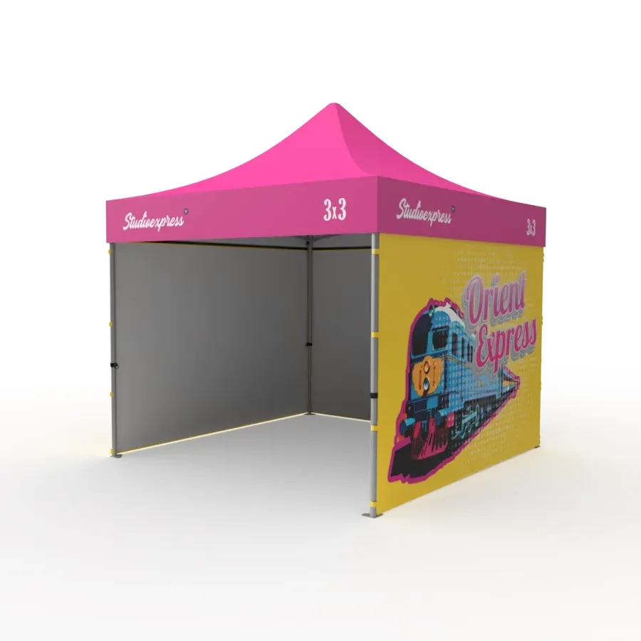 Namiot Reklamowy z Nadrukiem 3x3 m plus 3 ściany - Orient Express  