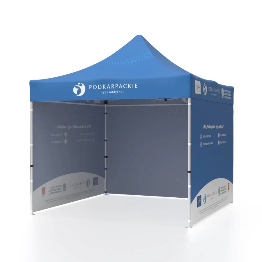 Namiot Reklamowy Orient Express Life 3x3 m z Herbem Gminy