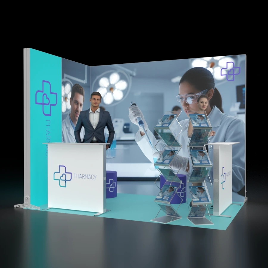trade show booth for pharmacies