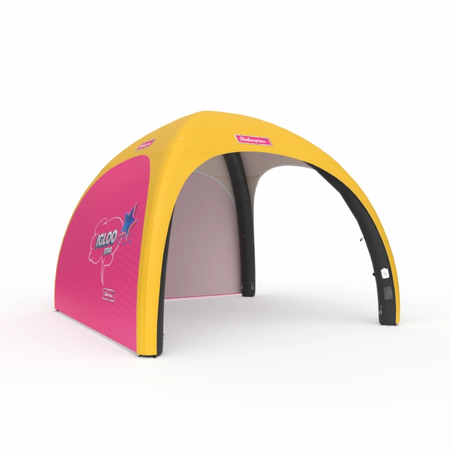 Namiot stałociśnieniowy Igloo Star 3x3 na power bank z dwoma scianami