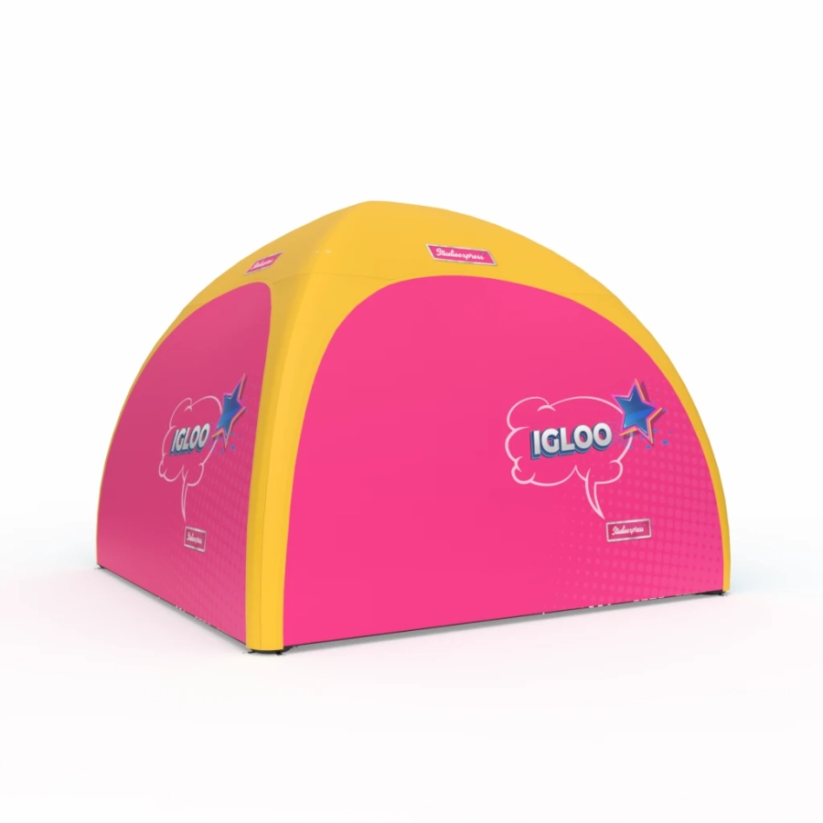 Namiot stałociśnieniowy Igloo Star  zasilany power bank  z czterema  ścianami