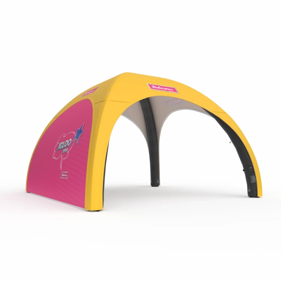 Namiot stałociśnieniowy Igloo Star 4x4 na power bank z jedną ścianą