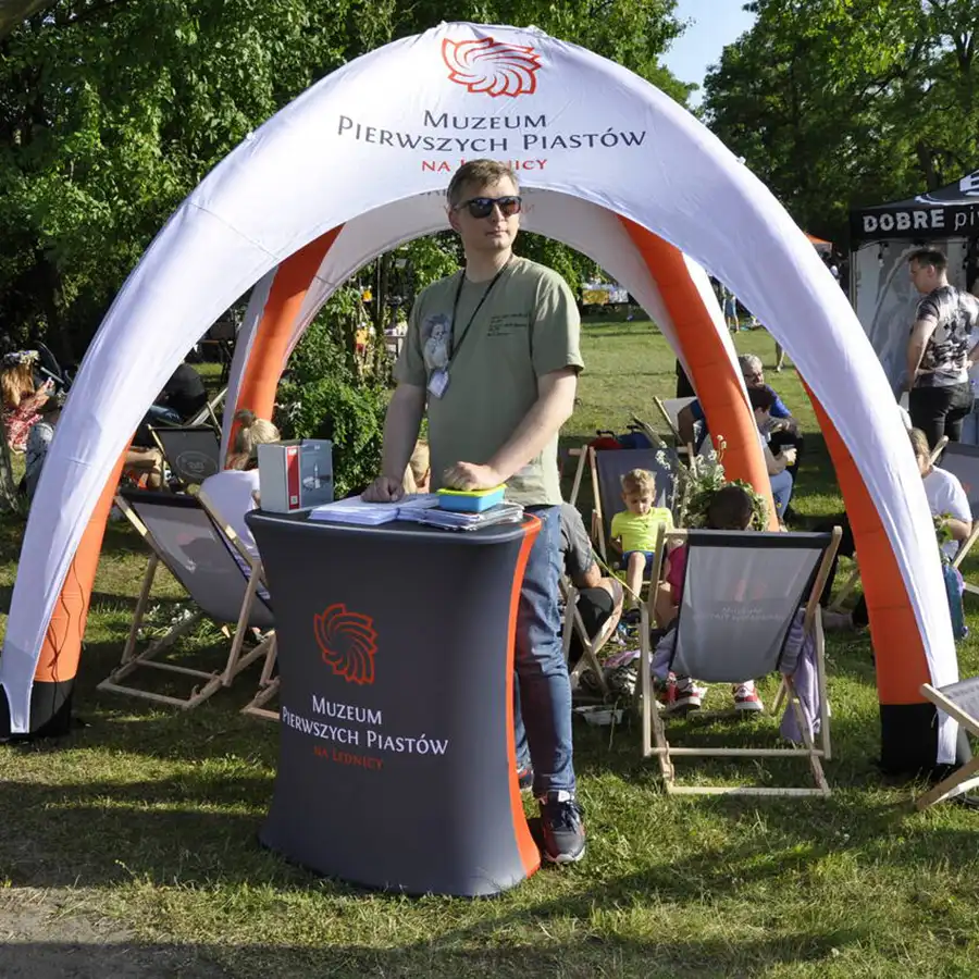 Namiot pneumatyczny stałociśnieniowy event muzeum