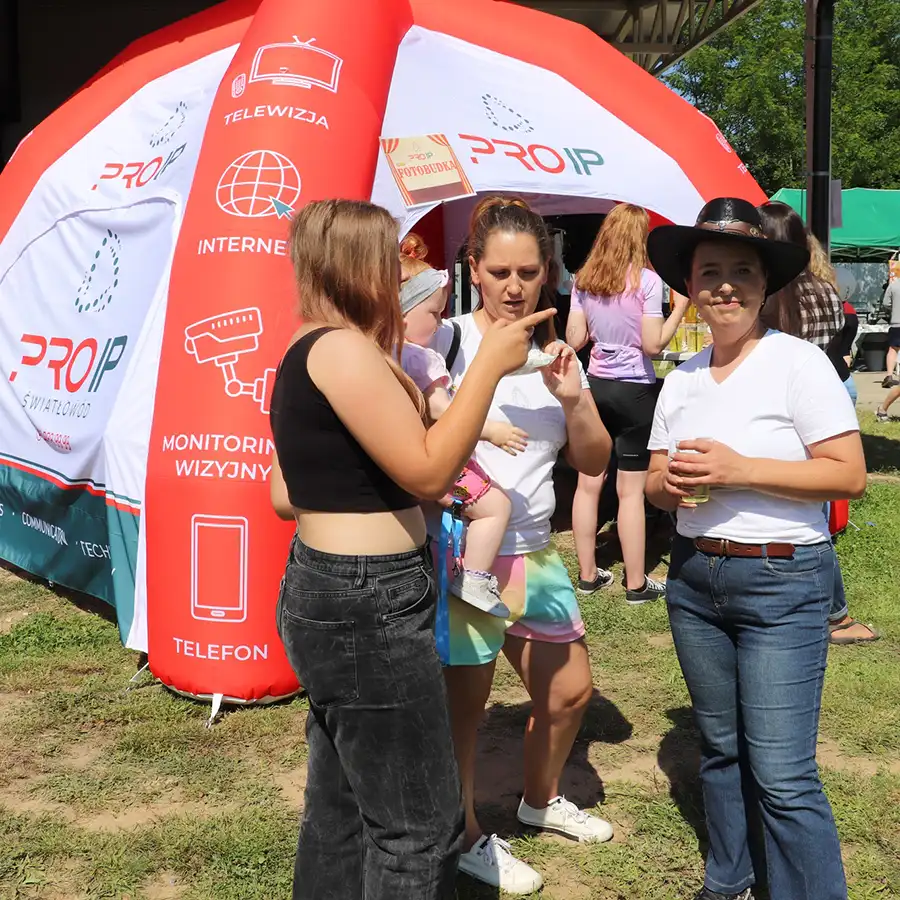 Namiot pająk pneumatyczny proip