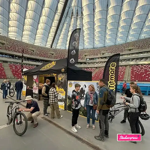 stoisko z namiotu 3x6  na stadionie narodowym 