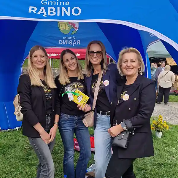 Namiot pająk 4x4 z herbem miasta